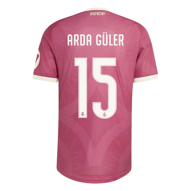 Real Madrid Third Away Soccer Jersey 2026/27 – ARDA GÜLER #15 (Player Version)