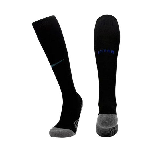 Inter Milan Mens Home Soccer Socks 2025/26 Black [PREMIUM]