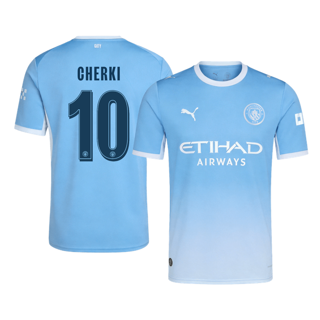 Manchester City Home Soccer Jersey 2026/27 – CHERKI #10 – UCL