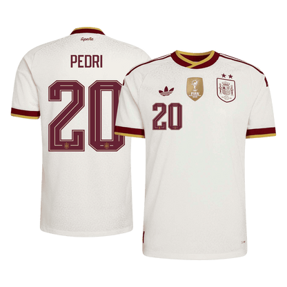 [Champion Edition] Spain Away Soccer Jersey World Cup 2026 – PEDRI #20 (Player Version)