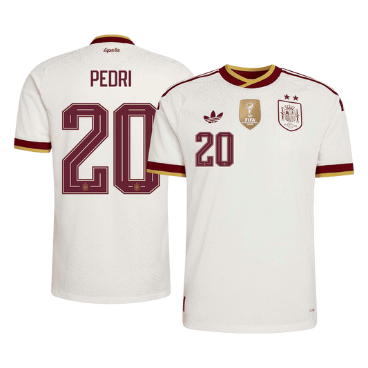 [Champion Edition] Spain Away Soccer Jersey World Cup 2026 – PEDRI #20 (Player Version)