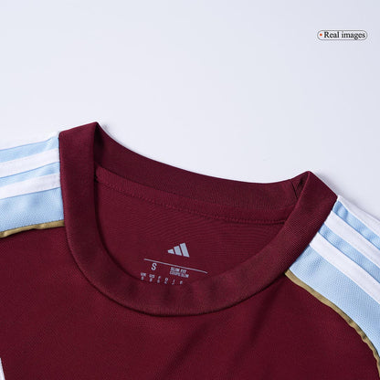 Aston Villa Mens Home Soccer Jersey 2025/26 Red