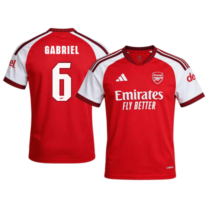 Arsenal Home Soccer Jersey 2026/27 – GABRIEL #6 – UCL