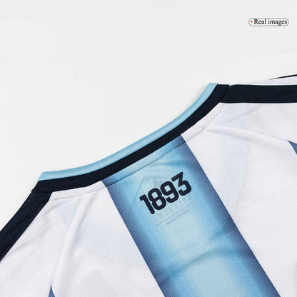 Argentina Mens Home Long Sleeve Soccer Jersey World Cup 2026 Blue&White