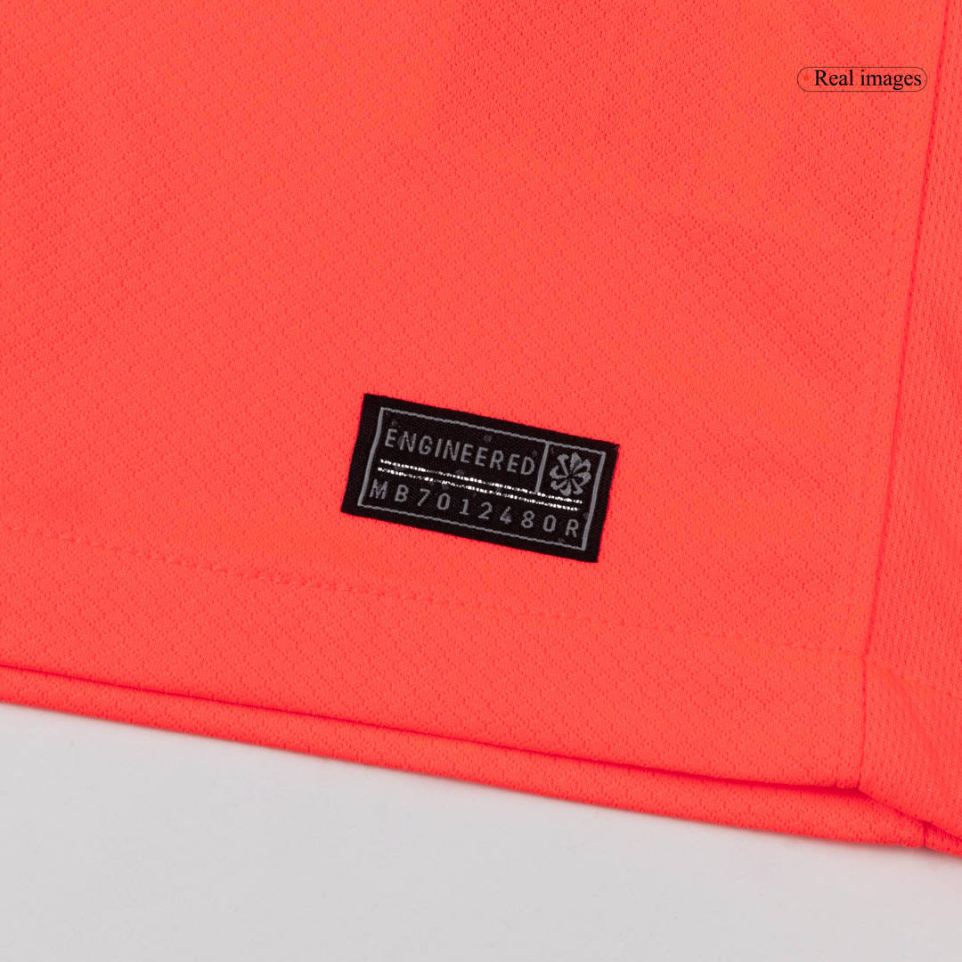 F.DE JONG #21 Barcelona Mens Third Away Soccer Jersey UCL 2025/26 Orange