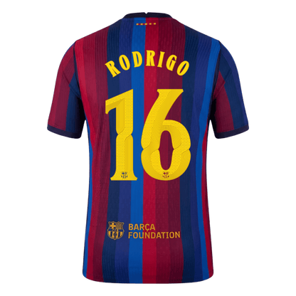 Barcelona Home Soccer Jersey 2026/27 – RODRIGO #16 – UCL (Player Version)