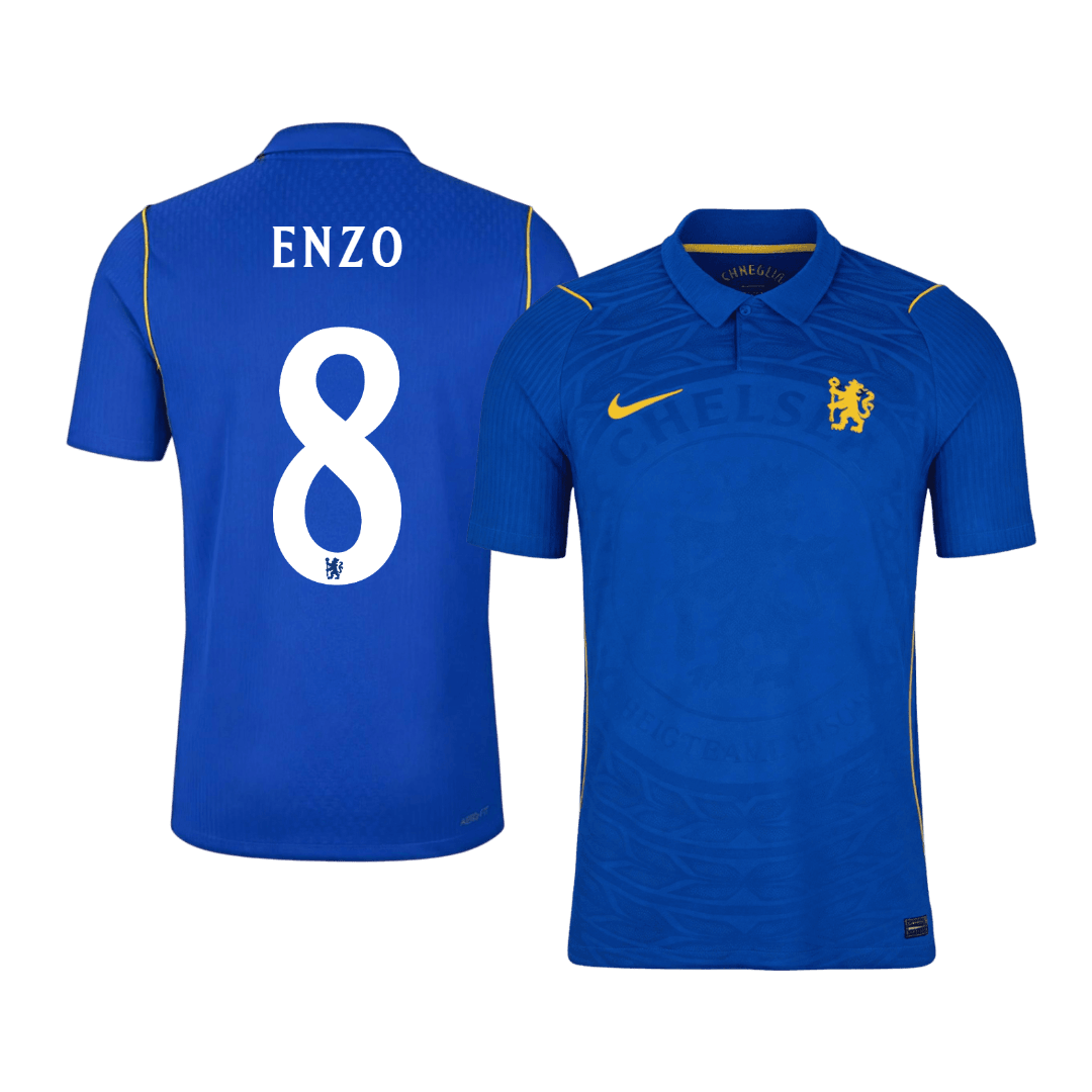 Chelsea Home Soccer Jersey 2026/27 – ENZO #8 – UCL (Player Version)