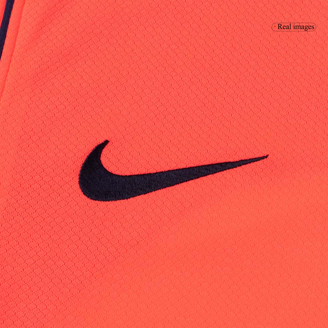 F.DE JONG #21 Barcelona Mens Third Away Soccer Jersey UCL 2025/26 Orange