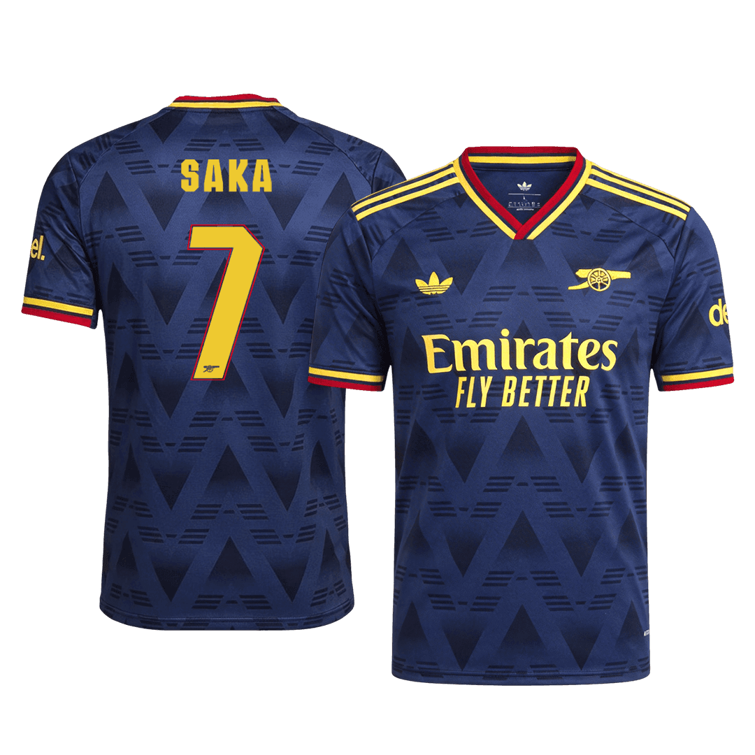 Arsenal Away Soccer Jersey 2026/27 – SAKA #7 – UCL (Player Version)