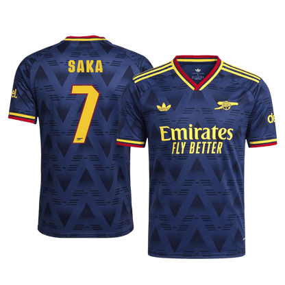 Arsenal Away Soccer Jersey 2026/27 – SAKA #7 – UCL (Player Version)