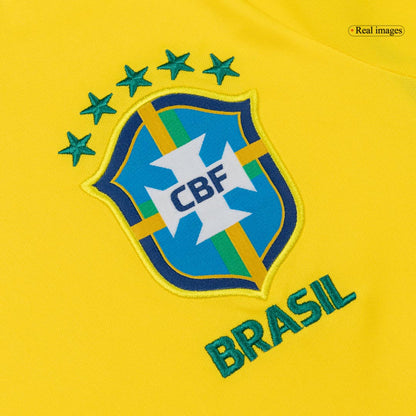 NEYMAR JR #10 Brazil Mens Home Soccer Jersey World Cup 2026 Yellow [PREMIUM]