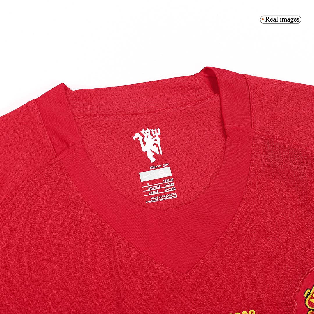 Retro RONALDO #7 Manchester United Mens Home Soccer Jersey UCL Final UCL 2007/08 Red
