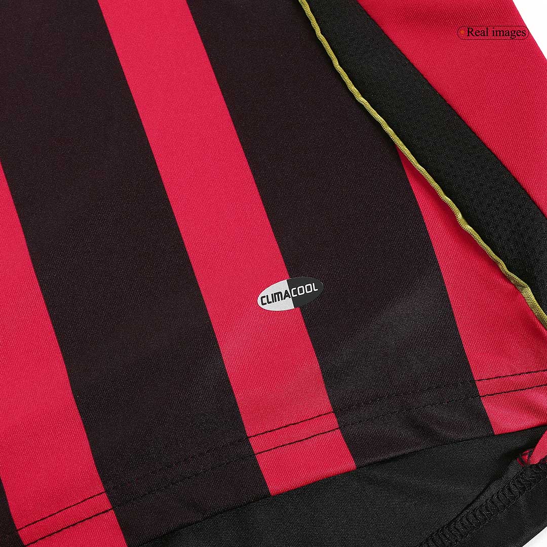 Retro KAKA' #22 AC Milan Mens Home Soccer Jersey 2006/07 Red&Black