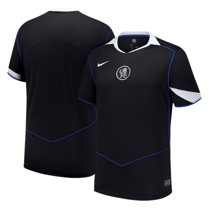 Chelsea Mens Third Away Soccer Jersey 2025/26 Black