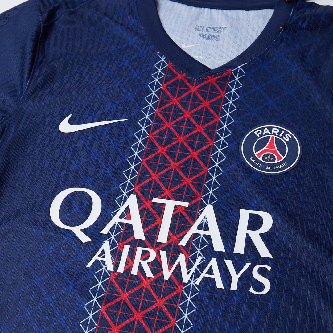 PSG Mens Home Soccer Jersey 2025/26 Navy - Player Version