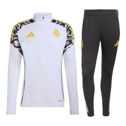 Real Madrid Kids Training Tracksuit Kit 2025/26 White