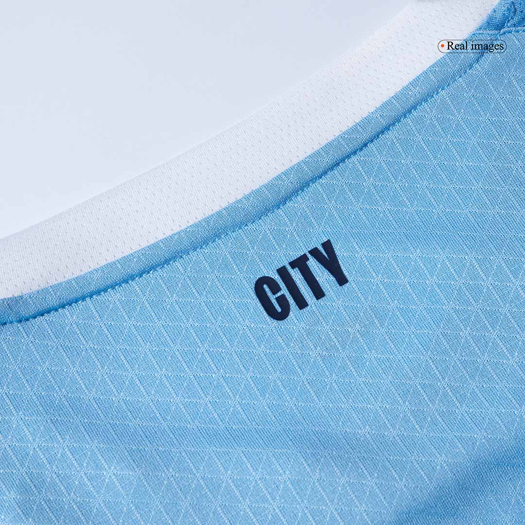 RODRIGO #16 Manchester City Mens Home Soccer Jersey 2025/26 Blue - Player Version