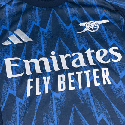 Arsenal Mens Away Soccer Jersey 2025/26 Blue - Player Version