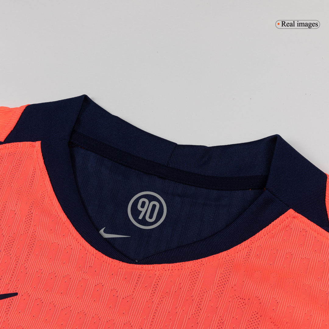 Barcelona Mens Third Away Soccer Jersey 2025/26 Orange - Player Version