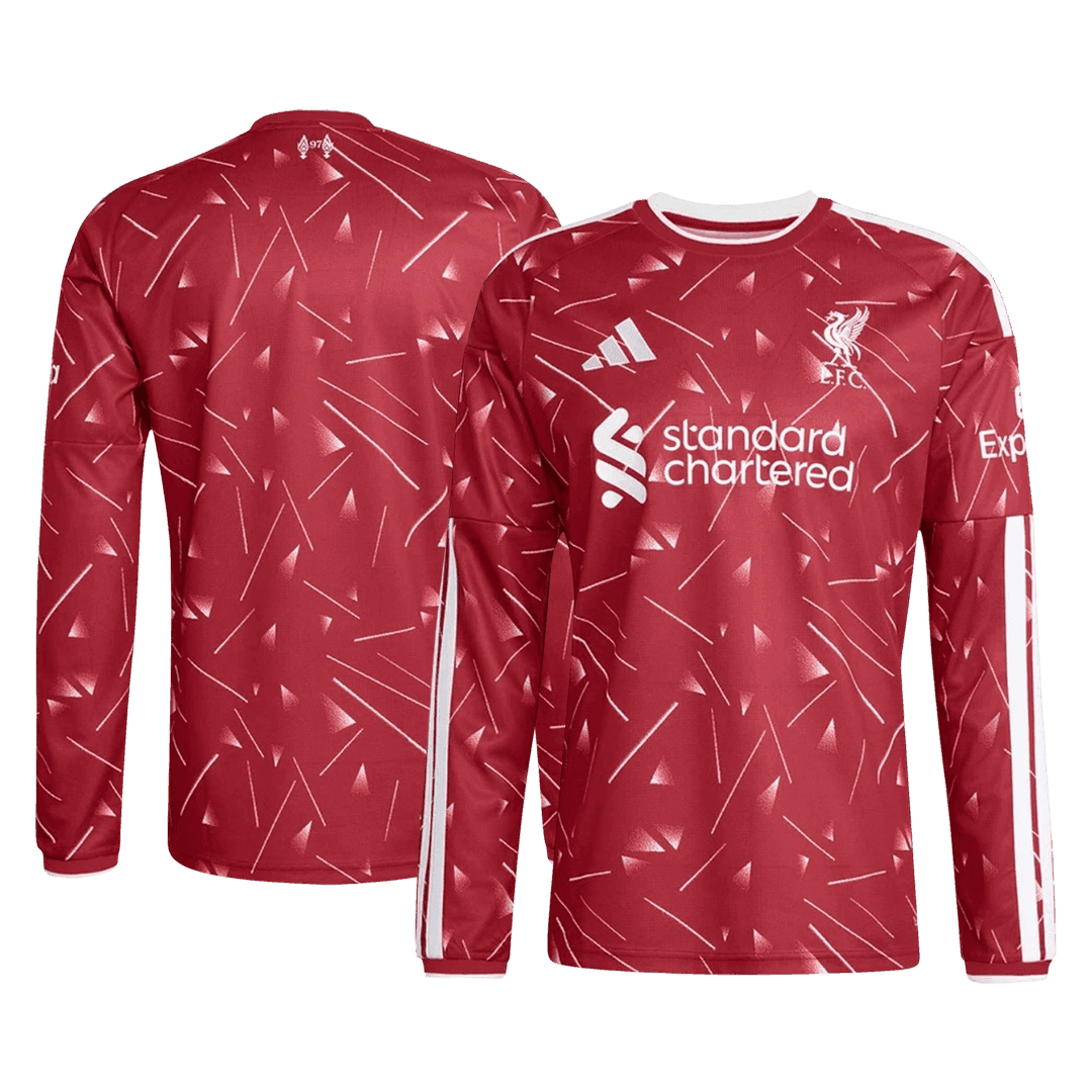 Liverpool Home Long Sleeve Soccer Jersey 2026/27