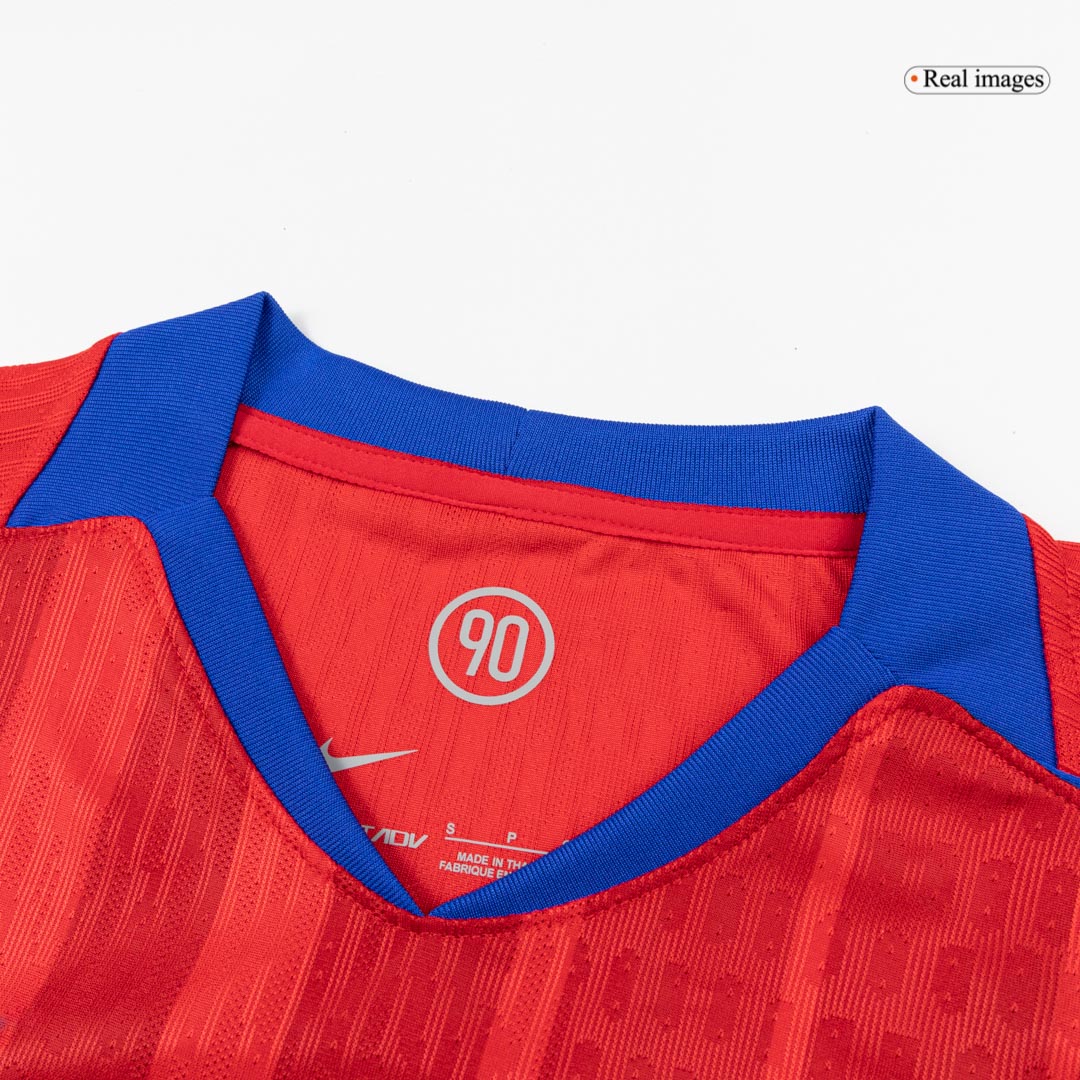 O.DEMBÉLÉ #10 PSG Mens Third Away Soccer Jersey 2025/26 Red - Player Version