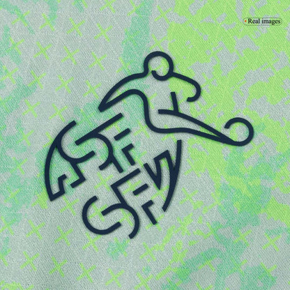 Switzerland Mens Away Soccer Jersey World Cup 2026 Green - Player Version