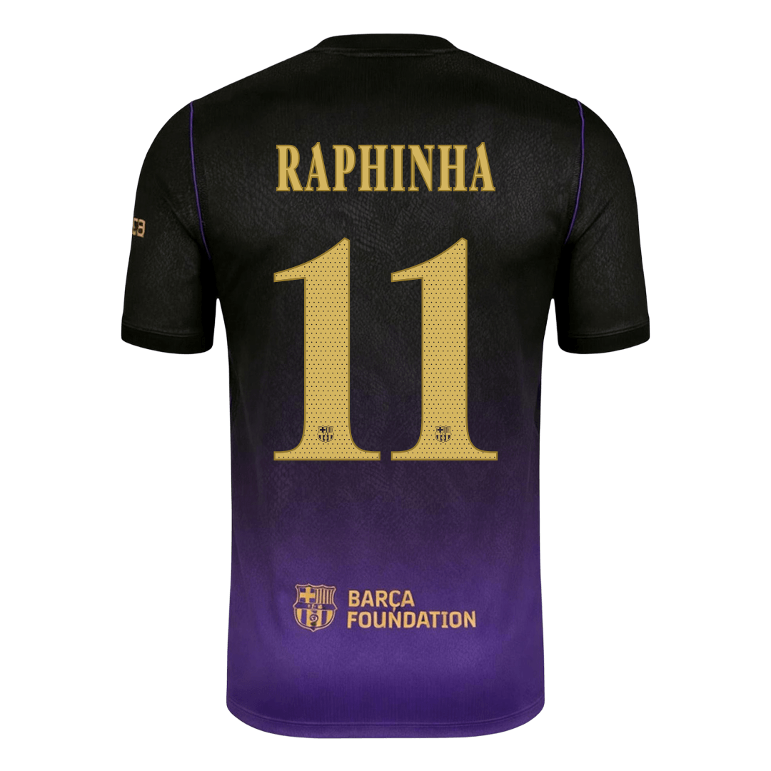 Barcelona Away Soccer Jersey 2026/27 – RAPHINHA #11 – UCL