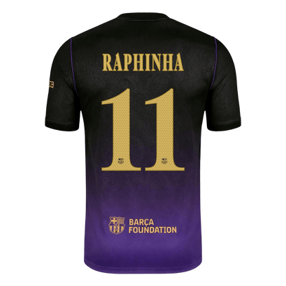 Barcelona Away Soccer Jersey 2026/27 – RAPHINHA #11 – UCL