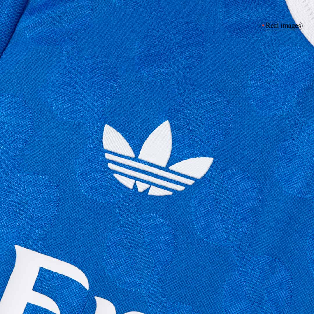 VINI JR. #7 Real Madrid Mens Third Away Soccer Jersey 2025/26 Blue - Player Version