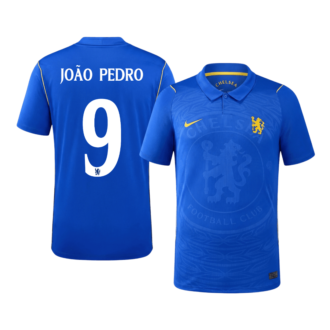 Chelsea Home Soccer Jersey 2026/27 – JOÃO PEDRO #9 – UCL