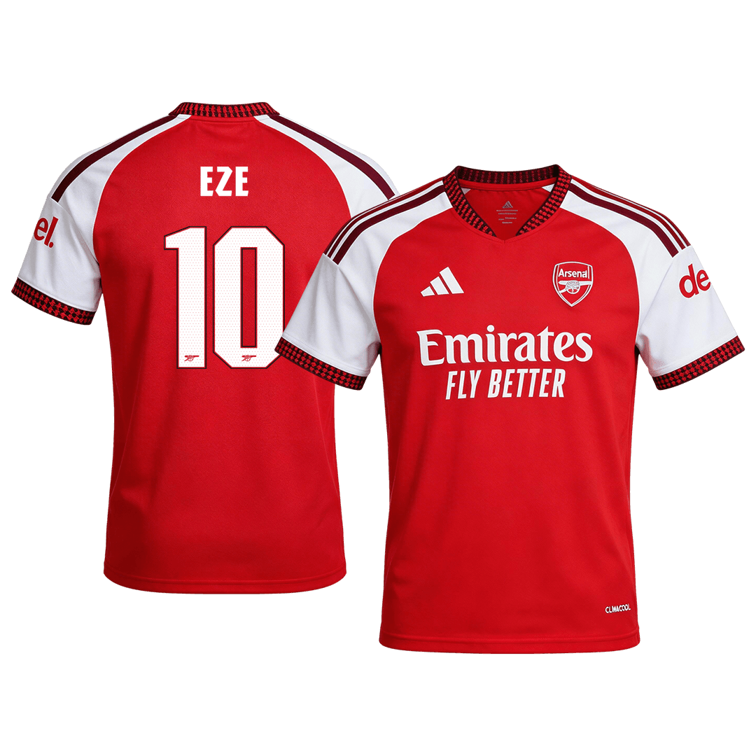 Arsenal Home Soccer Jersey 2026/27 – EZE #10 – UCL