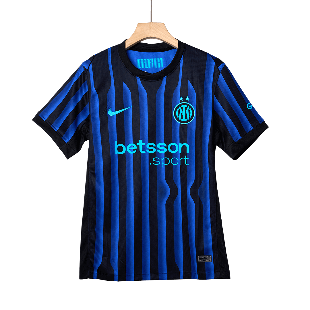 THURAM #9 Inter Milan Mens Home Soccer Jersey 2025/26 Blue&Black
