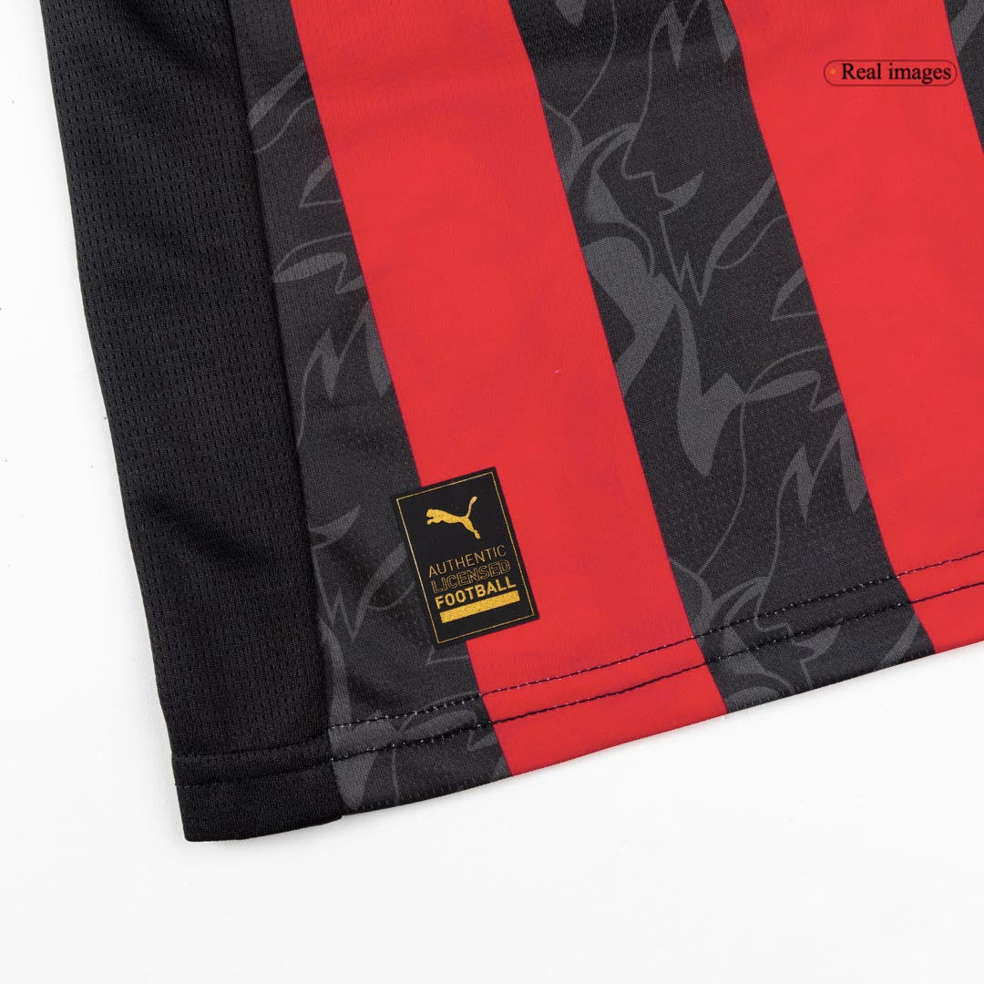 GIMENEZ #7 AC Milan Mens Home Soccer Jersey 2025/26 Red&Black [PREMIUM]