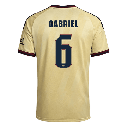 Arsenal Third Away Soccer Jersey 2026/27 – GABRIEL #6 – UCL (Player Version)