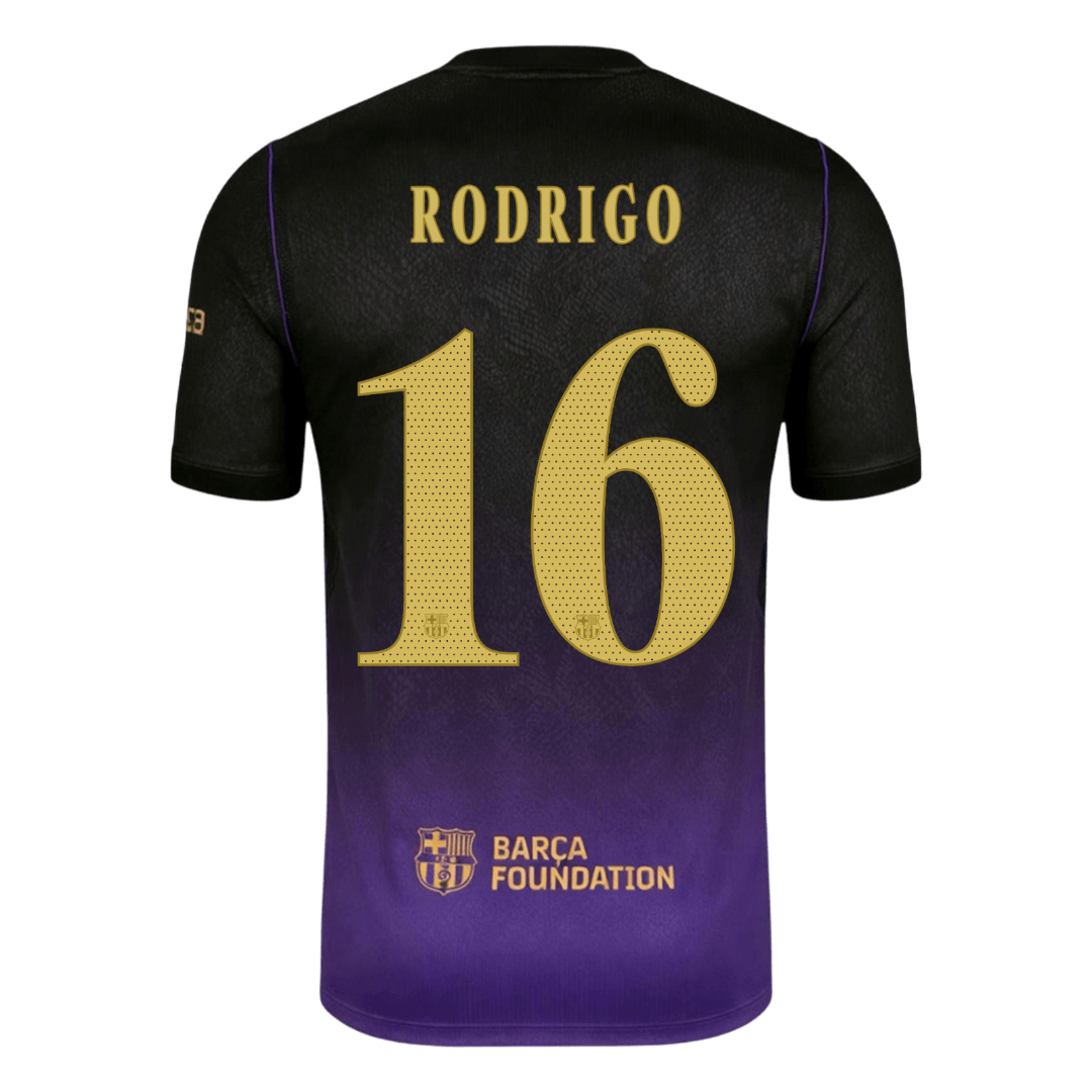 Barcelona Away Soccer Jersey 2026/27 – RODRIGO #16 – UCL