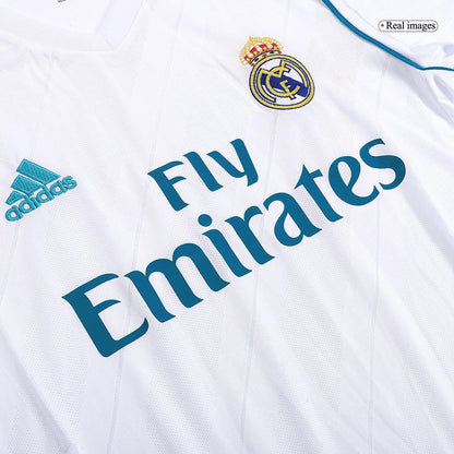 Retro RONALDO #7 Real Madrid Mens Home Soccer Jersey 2017/18 White