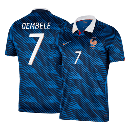 DEMBÉLÉ #7 France Mens Home Soccer Jersey World Cup 2026 Blue