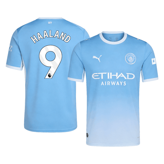 HAALAND #9 Manchester City Mens Home Soccer Jersey 2026/27 Blue