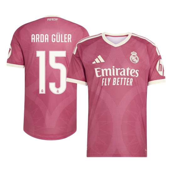 Real Madrid Third Away Soccer Jersey 2026/27 – ARDA GÜLER #15 (Player Version)