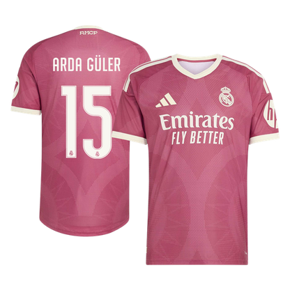 Real Madrid Third Away Soccer Jersey 2026/27 – ARDA GÜLER #15 (Player Version)