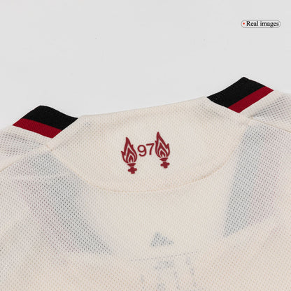 GAKPO #18 Liverpool Mens Away Soccer Jersey 2025/26 White - Player Version