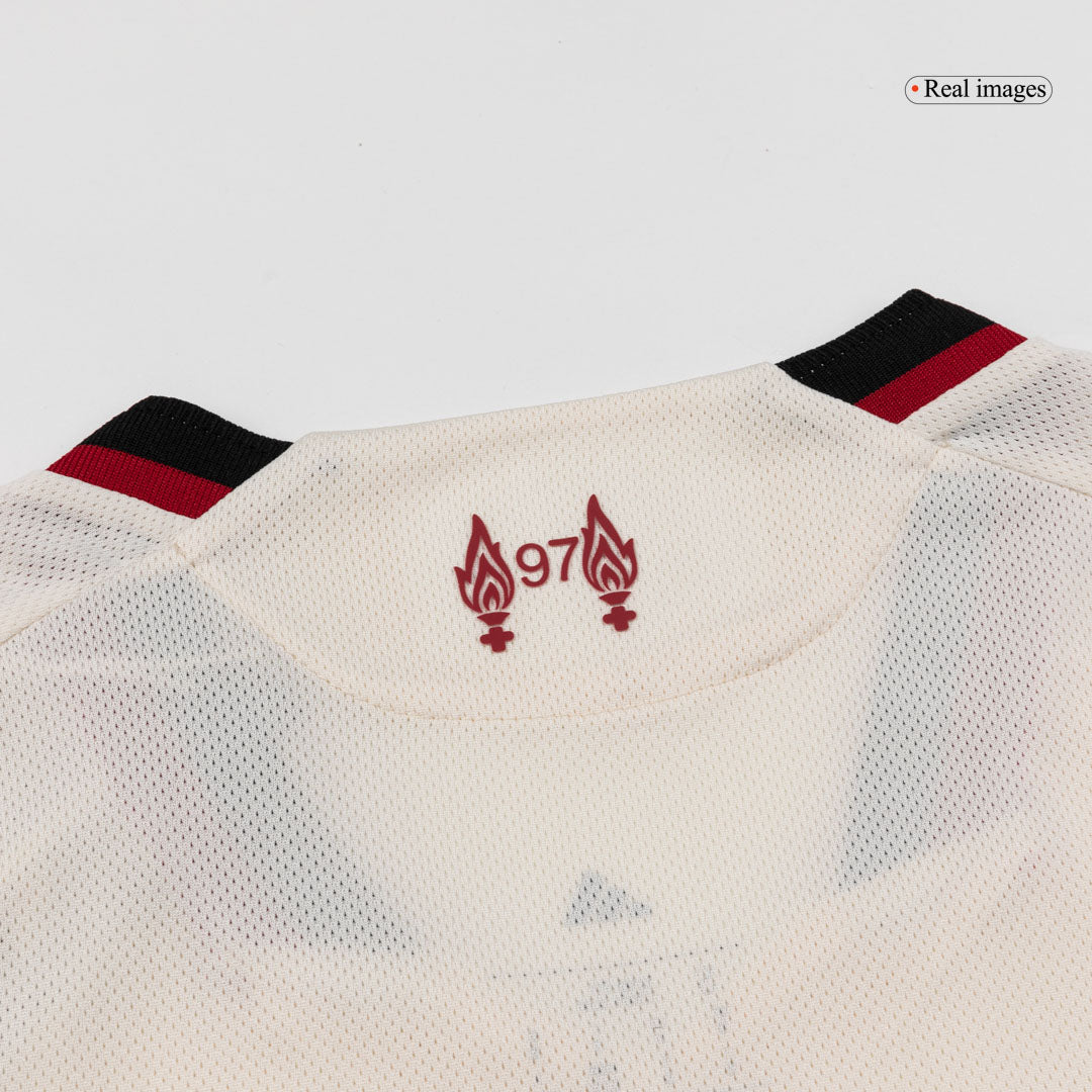 SZOBOSZLAI #8 Liverpool Mens Away Soccer Jersey 2025/26 White - Player Version