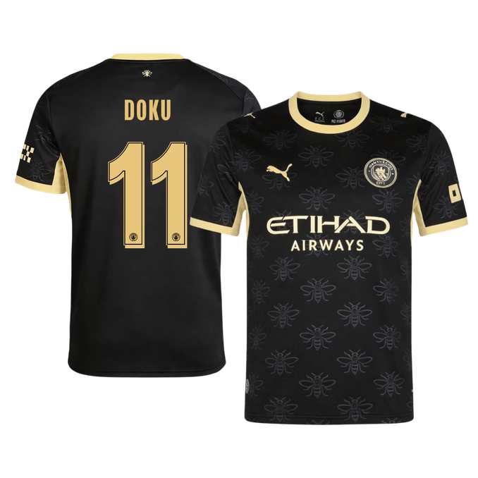 Manchester City Away Soccer Jersey 2026/27 – DOKU #11 – UCL