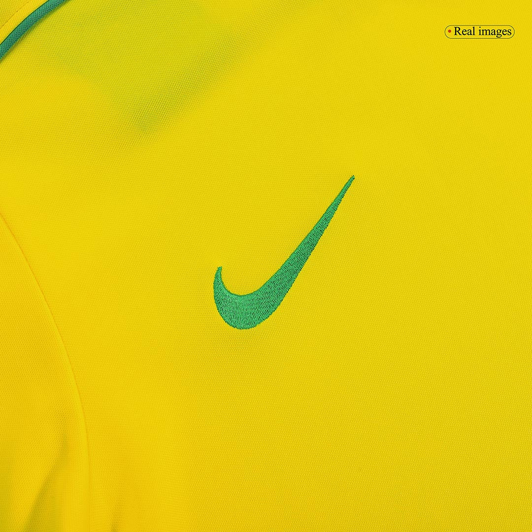 Retro RONALDO #9 Brazil Mens Home Soccer Jersey World Cup 1998 Yellow