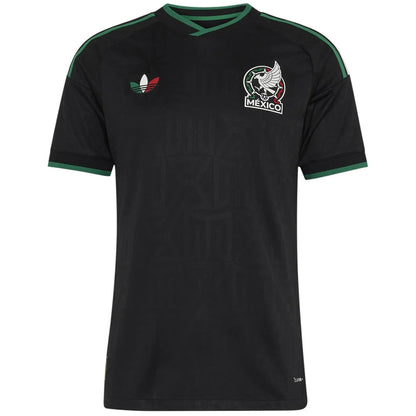 Mexico Mens Third Away Soccer Jersey World Cup 2026 Black - Player Version