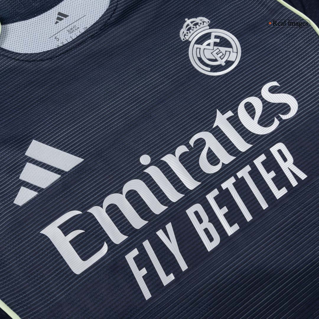 MBAPPÉ #10 Real Madrid Mens Away Soccer Jersey 2025/26 Navy - Player Version [PREMIUM]