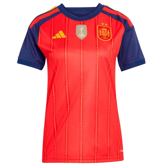 Spain Womens Home Soccer Jersey World Cup 2026