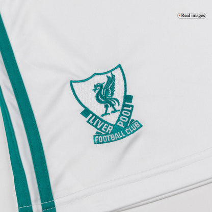 Liverpool Mens Third Away Soccer Kit 2025/26 Green