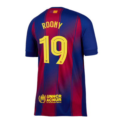 ROONY #19 Barcelona Mens Home Soccer Jersey UCL 2025/26 Red&Blue [PREMIUM]