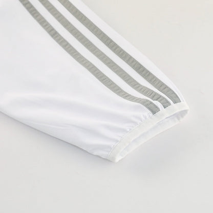 Real Madrid Mens Windbreaker Jacket 2025/26 White